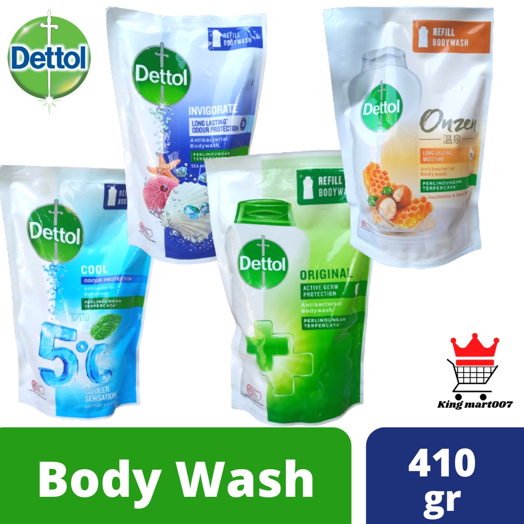 Dettol Antibacterial Body Wash Refill 410gr