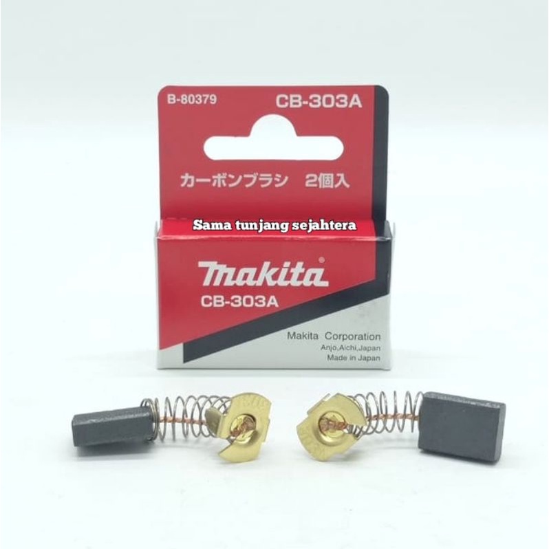 CARBON BRUSH MAKITA CB 303 A / ARANG / SPUL / BOSTEL CB 303A MAKITA