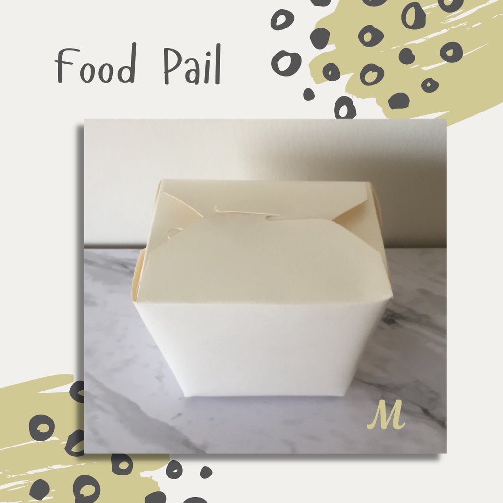 Food Pail M Starindo / Rice Box / Paper Lunch Box / Noodle Box