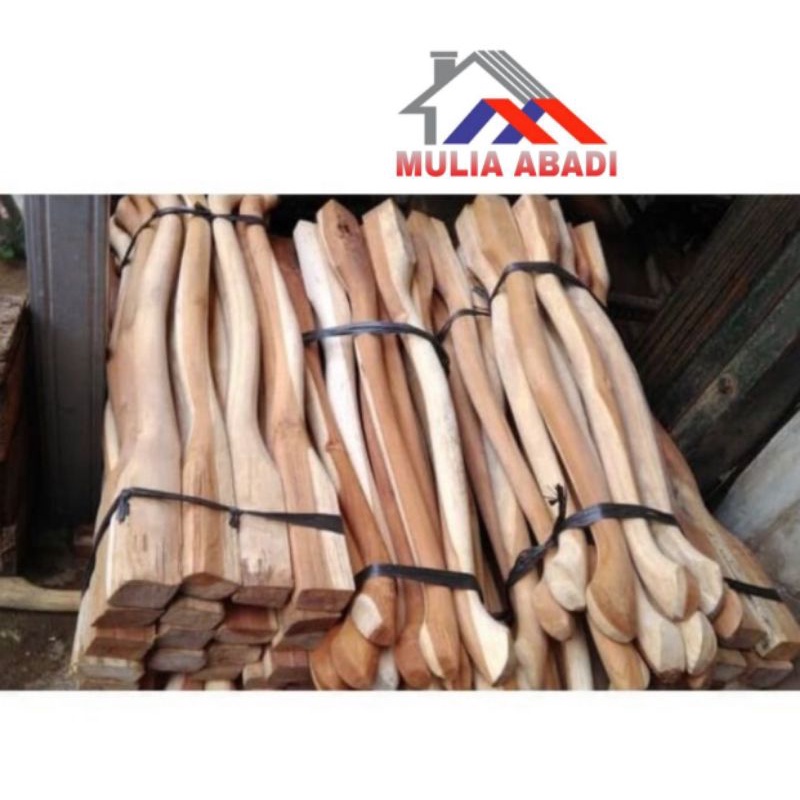 Gagang cangkul /gagang cangkul kayu