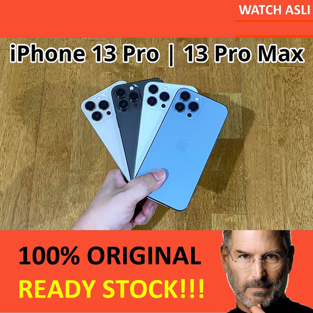 Second iPhone 13 Pro / 13 Pro Max 128GB 256GB 512GB 1TB Bekas Second Fullset