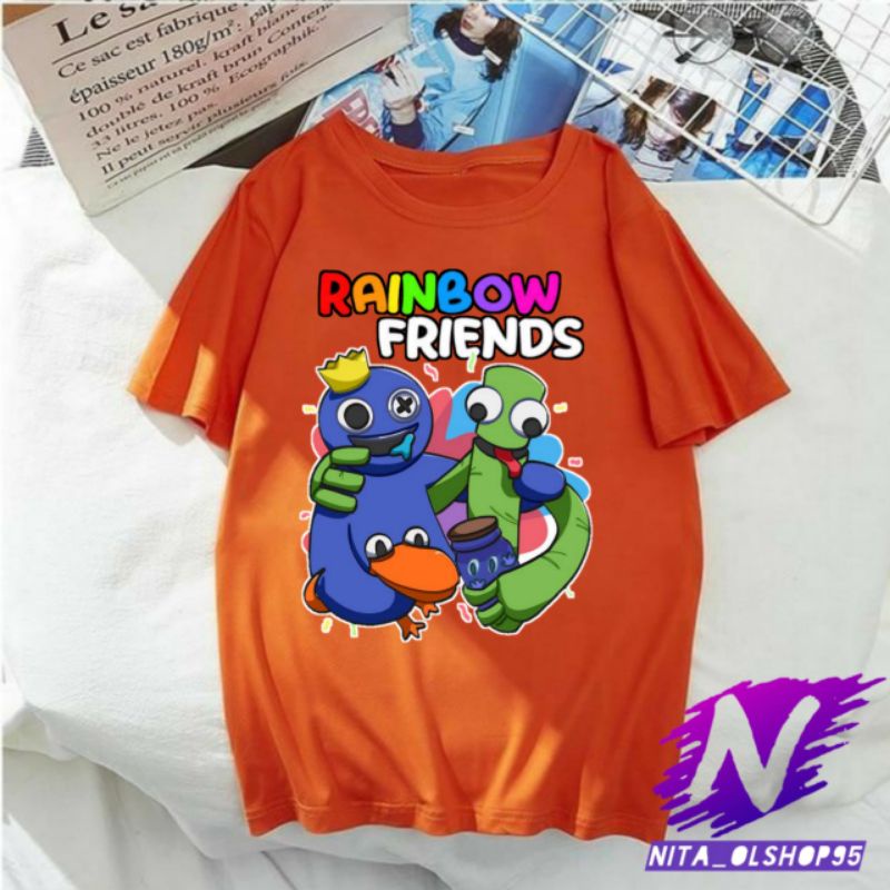 baju anak rainbow friends baju rainbow friends baju kaos anak rainbow friends kartun anak