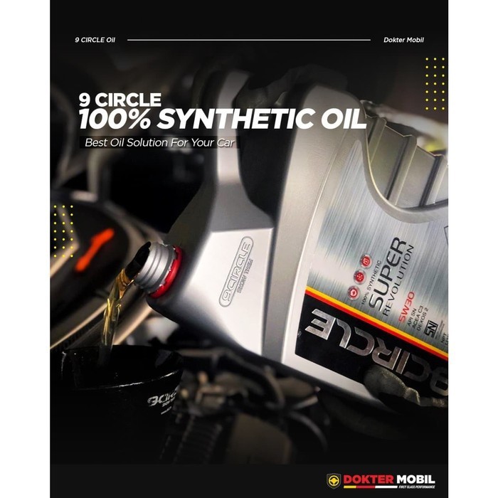 PAKET USAHA Reseller 9Circle 5W30 - 5W40 100% Synthetic Super Revolution