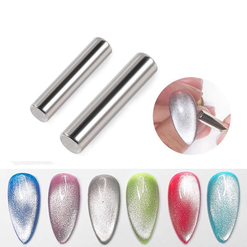 Nail Art Magnet Silinder Mini Untuk Cat Eyes Gel Nail Polish