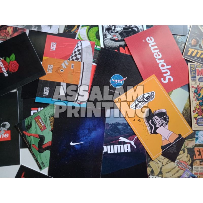 (40PCS) POSTER AESTHETIC ANIME COMIK CARTOON FOOTBALL RETRO BAND BRAND MOVIE ISI 80PCS WALL DECOR-2