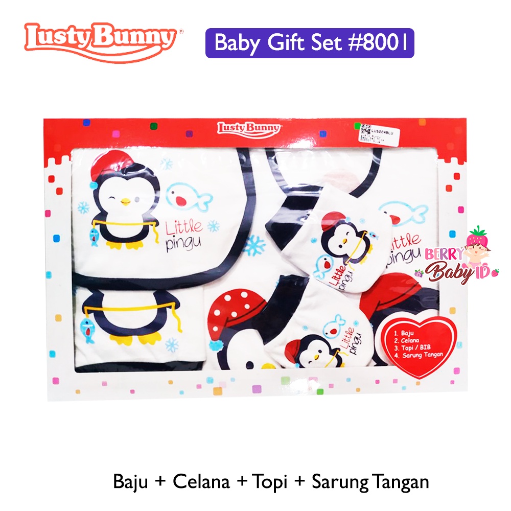 Lusty Bunny Baby Gift Set #8001 Paket Kado Baju Bayi Berry Mart