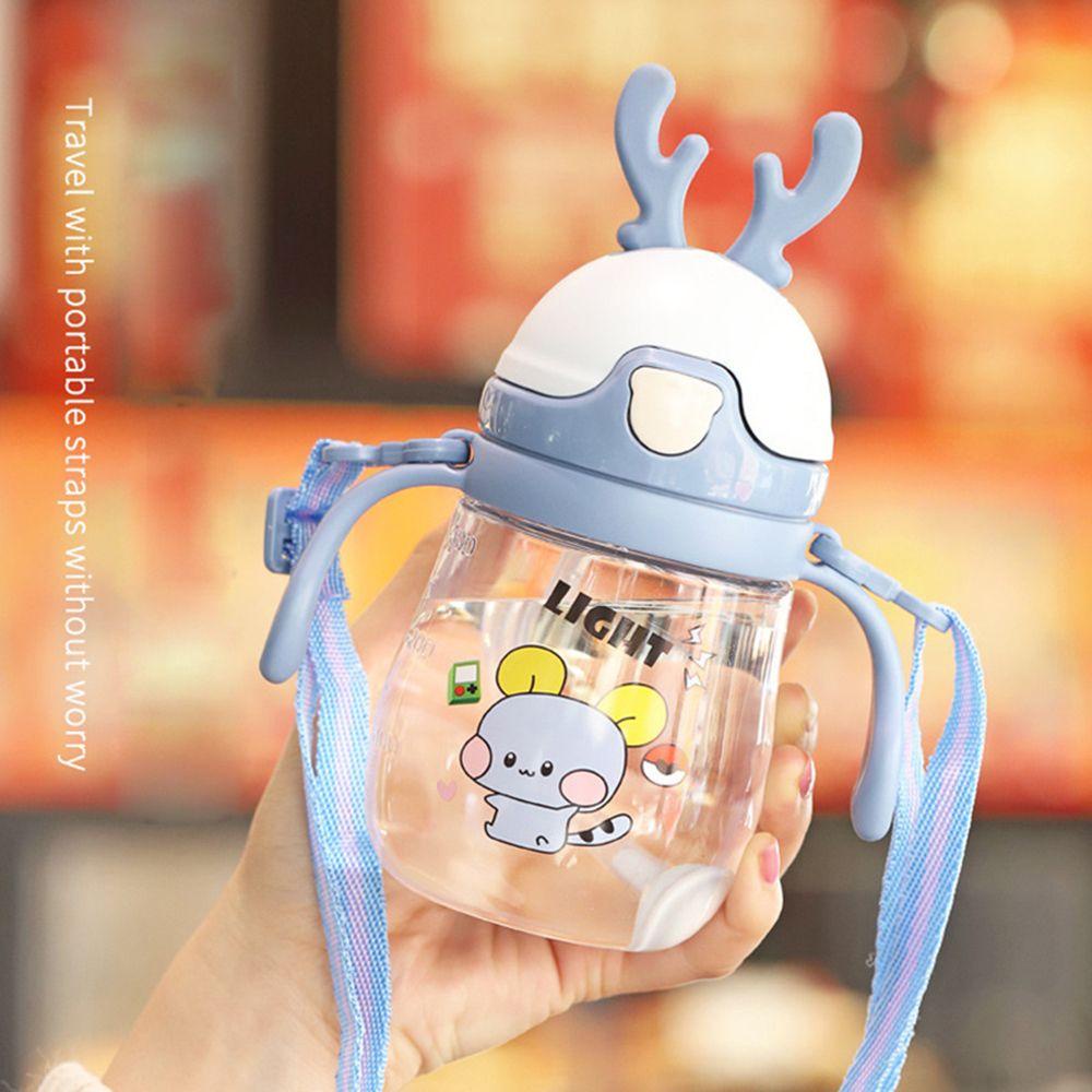 Top Gelas Makan Bayi Anak Anak Travel Portable Anti Bocor Water Cup