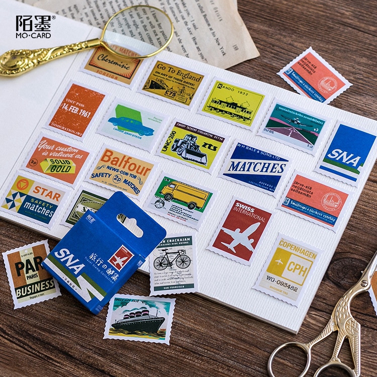 45Pcs Stiker Motif Kepingan Salju untuk Scrapbook / Jurnal / Diary / Jurnal Travel-1