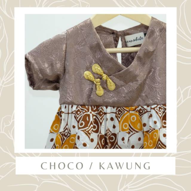 Kimmie Dress - Dress anak hanbok batik