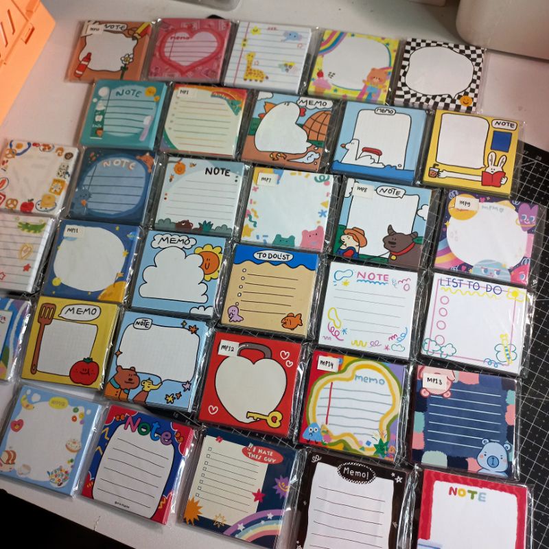 

35 lembar mini memo paper/ memo pad/ note pad