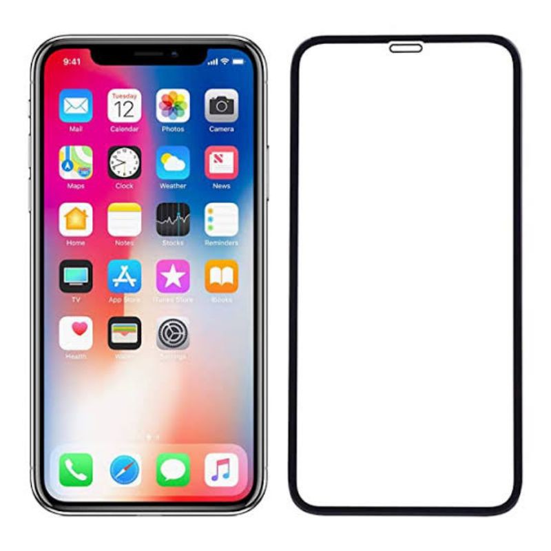 Screen protector iphone x / xs / 11 pro tempered glass iphone full cover