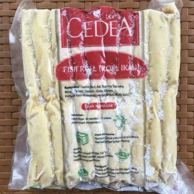 

otak otak ikam fish roll cedea berat 1 kg isi 40 roll ikan cedea