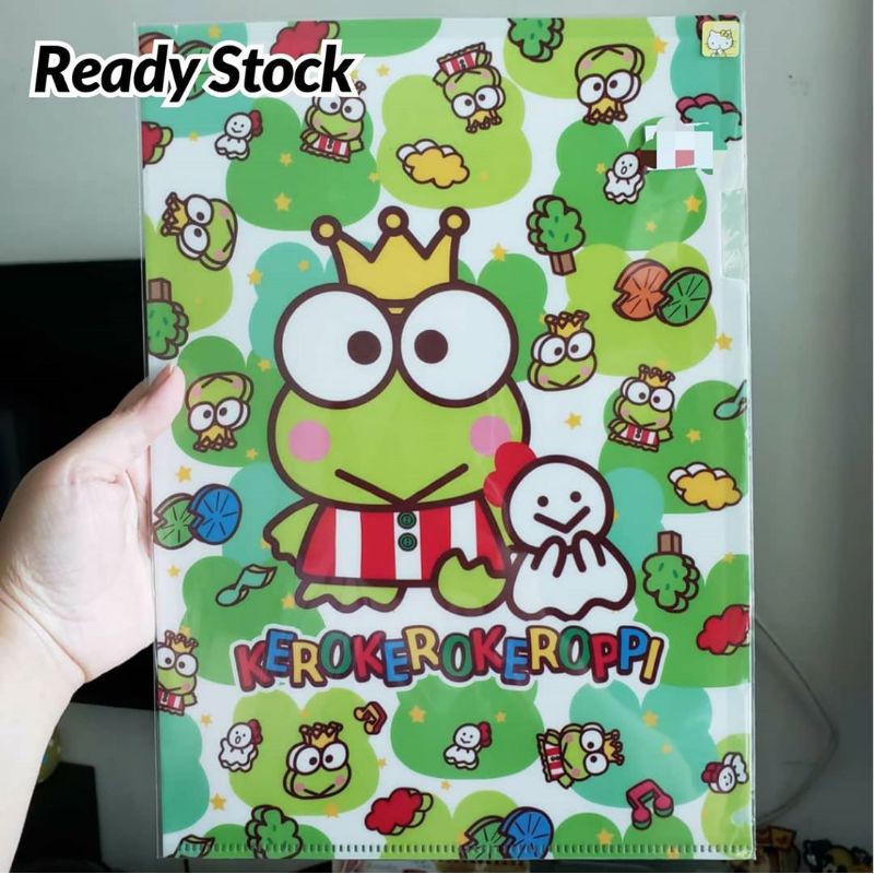 

Map Folder Tempat File / Dokumen A4 Sanrio Kero Keroppi