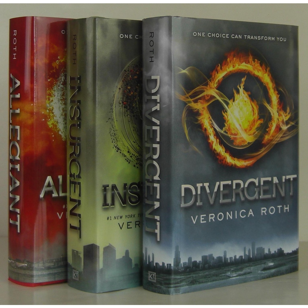 [INDONESIA] BUKU NOVEL TRILOGI DIVERGENT - DIVERGENT - INSURGENT - ALLEGIANT - VERONICA ROTH [ORIGINAL]