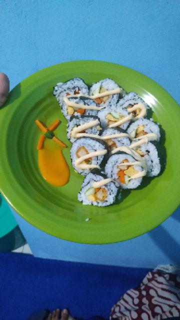 [beli 1 Gratis 1]⚡japanese Sushi Rice Rolling Roller Bamboo Diy Maker Sushi Mat Cooking Tool