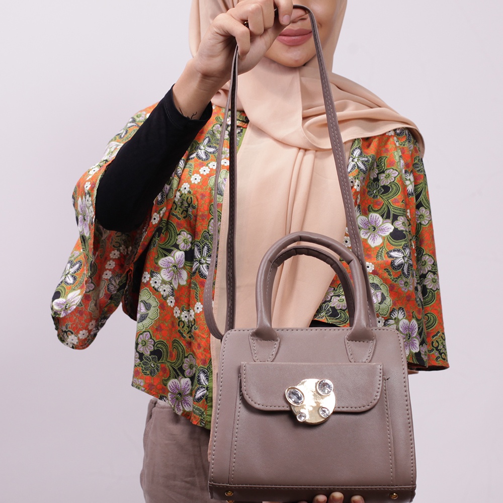 SLINGBAG WANITA OL05  TAS SLEMPANG MINI BAG FUNGSIONAL JINJING BAHAN KULIT PU