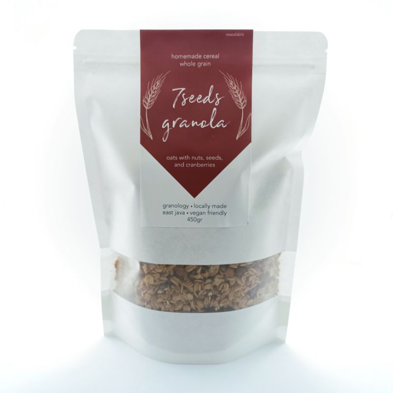 

7 Seeds Granola - Nuts, Seeds, and Cranberries 450gr