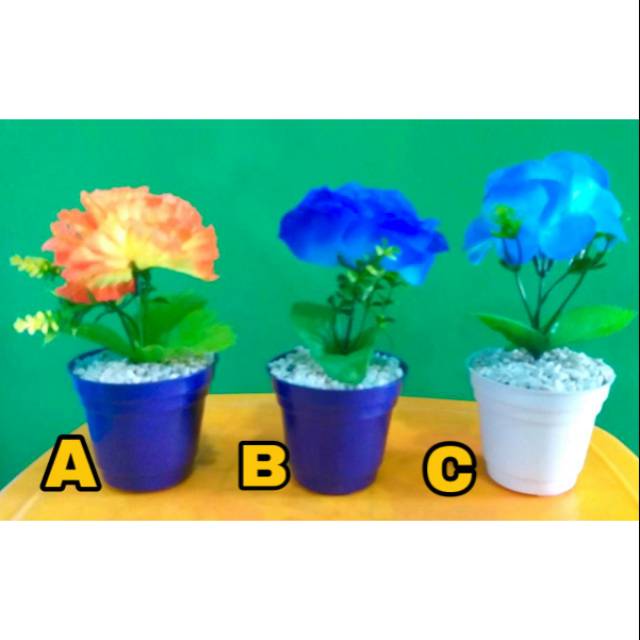 Hiasan dinding/hiasan rumah bunga plastik