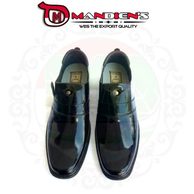 Mandiens - SJ280 / SJ180 Sepatu Pantofel Pria Kulit Asli Original Medali Export Quality