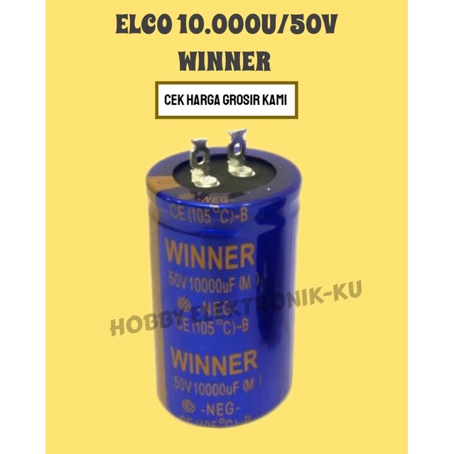 ELCO KILAP WINNER BIRU 10000U 50V