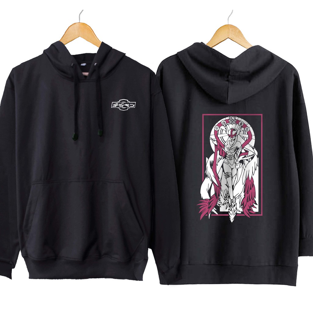 Jaket hoodie jumper anime ANGEWOMON ANGEL DIGIMON - DIGIMON 1005 cotton fleece