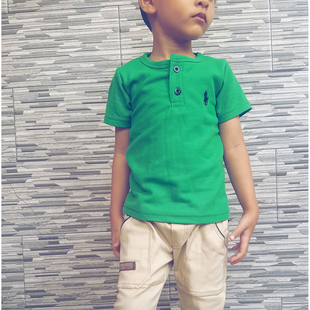 Polo Shirt Tanpa Kerah Anak (6) T-shirt anak Kaos Anak