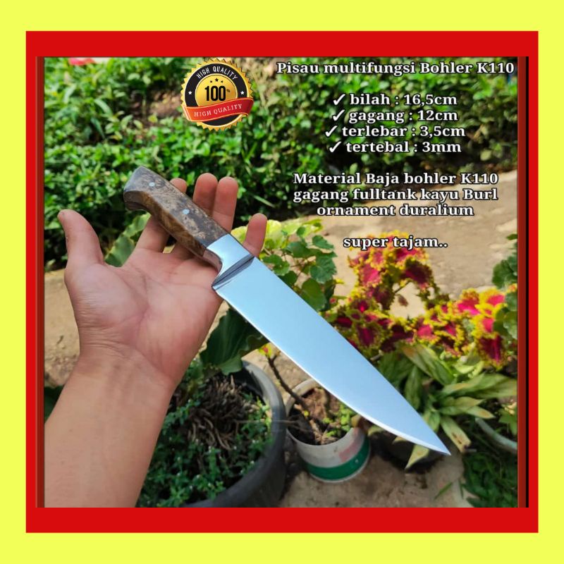PISAU SEMBELIH MULTIFUNGSI BOHLER K110 SUPER TAJAM