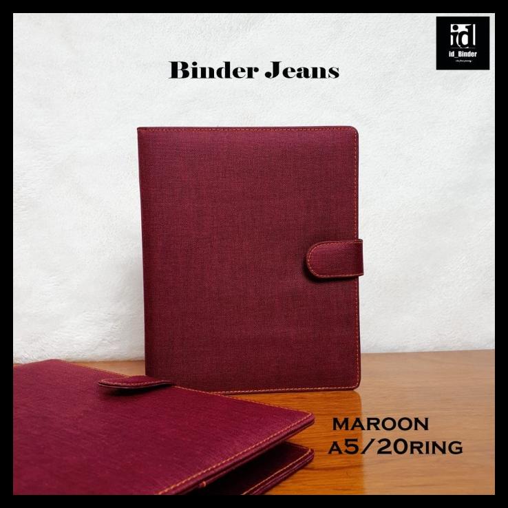 

Binder Levis Warna Maroon A5 Dan B5