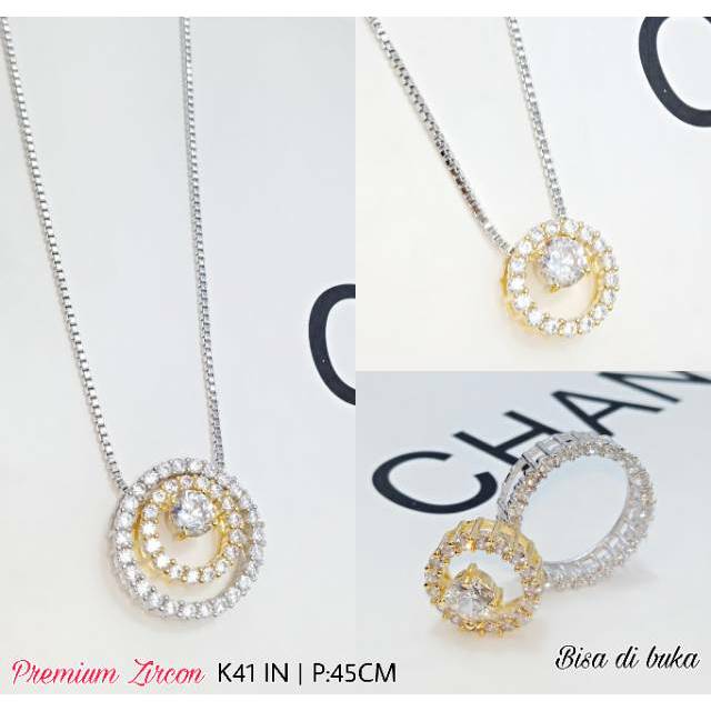 Kalung Xuping Liotin Zircon K31-41 IN