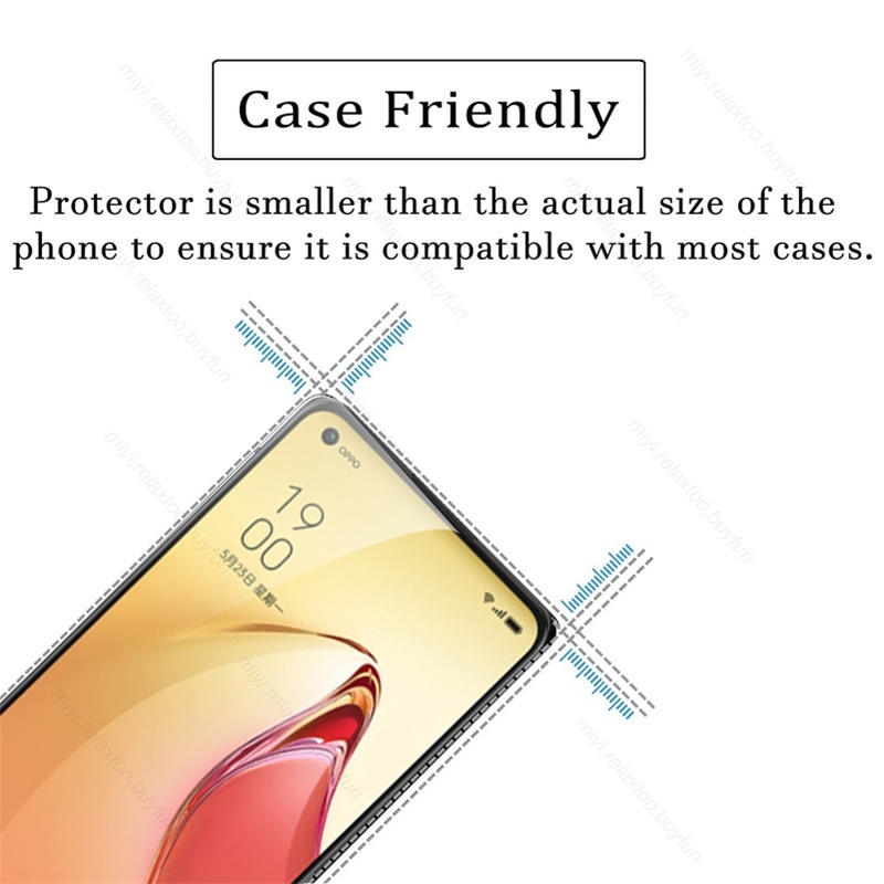 Pelindung Layar Tempered Glass Oppo Reno 8 4G Reno 8 5G Reno 8 Z Reno 8 Pro 5G Paket 2 in 1