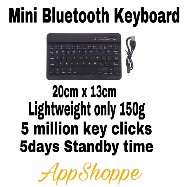 Ultra Slim Mini Wireless Bluetooth Keyboard For Windows Android iOS PC