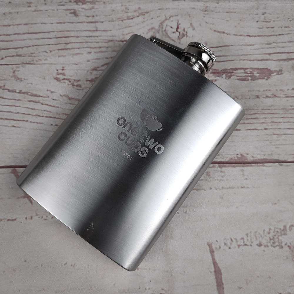 Botol Minum Flask Hip Round Shape Stainless Steel 5oz