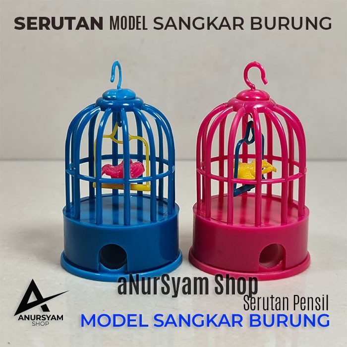 

Serutan Pensil Sangkar Burung KL-998B / Rautan Pensil Isi 2 Pcs