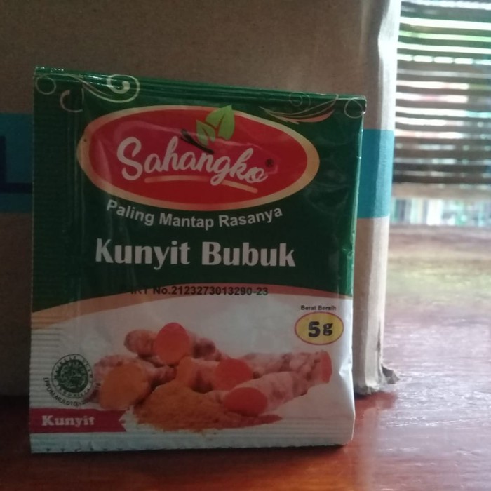 

kuyit bubuk isi 12 sachet sahangko