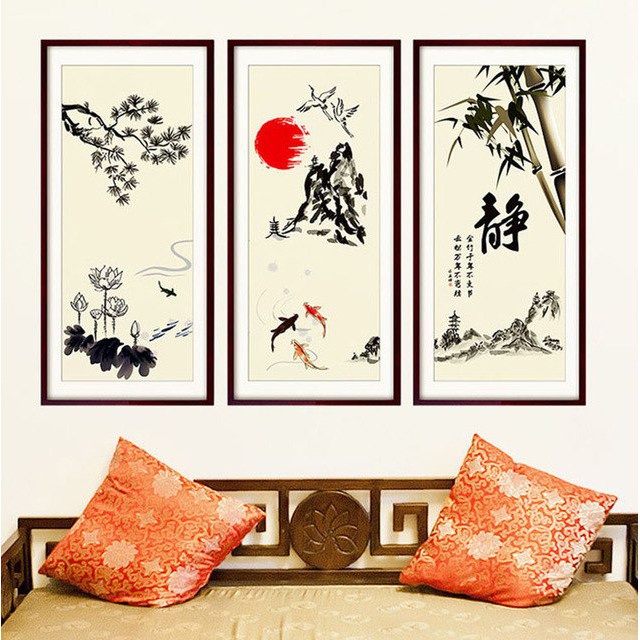 AURA - Wall Sticker Dinding Kamar - Stiker Dinding - Dekorasi Dinding - Sticker Kaligrafi Frame