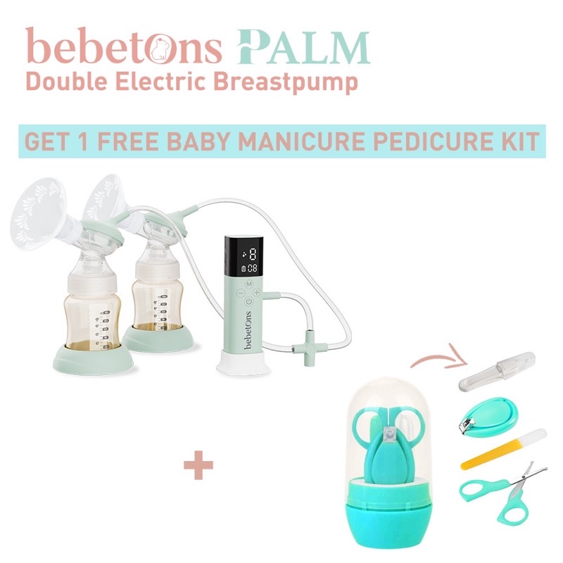 Bebetons Palm Pompa Asi Breastpump Rechargeable Double Pump Original