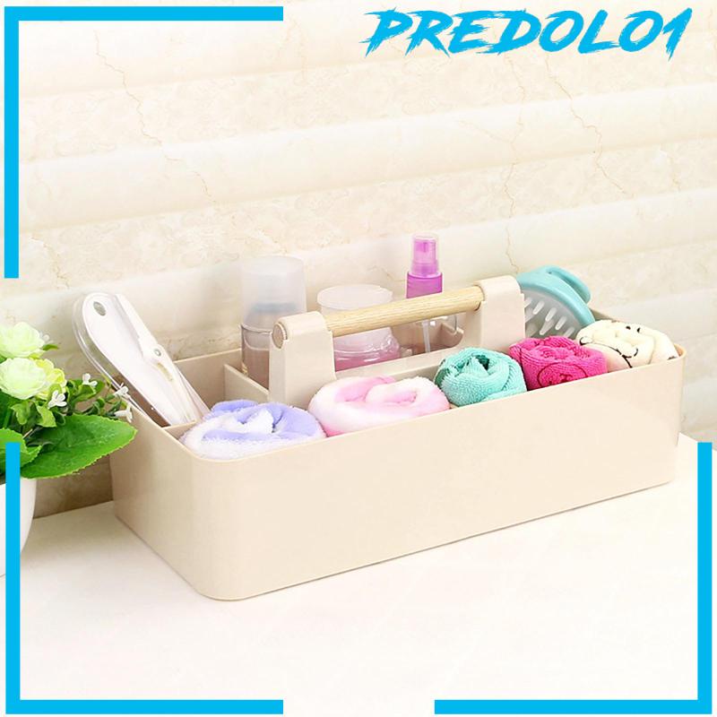 Storage Basket with Handle Stackable Portable Divider for Office Laundry