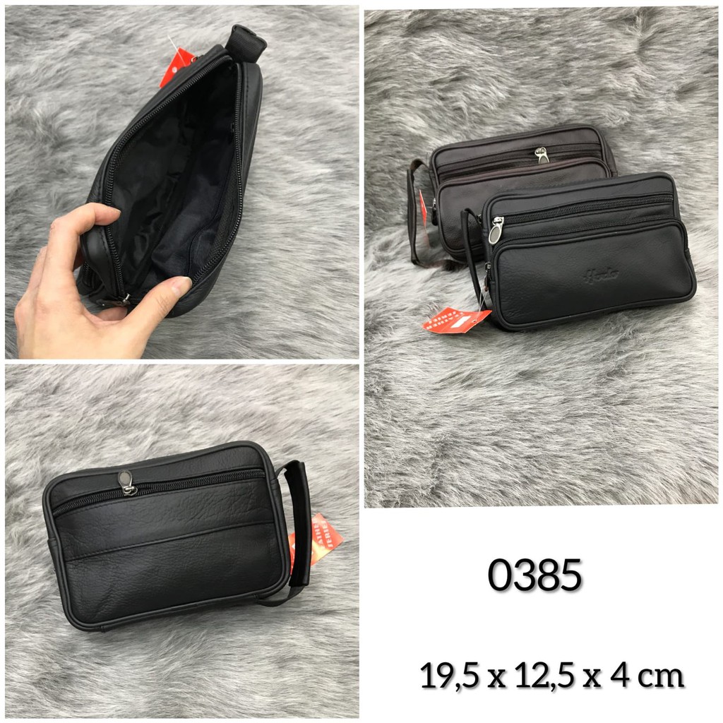 Tas Tangan Kulit ORIGINAL Import Pria MVP - HandBag Laki-laki Terbaru - Clutch Pria Import TERBARU