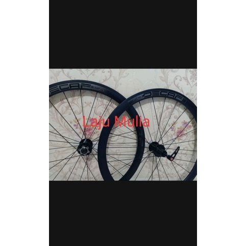 WHEELSET 700C DECAF DISC TA 12 24 HOLE 40MM DISC 100/142