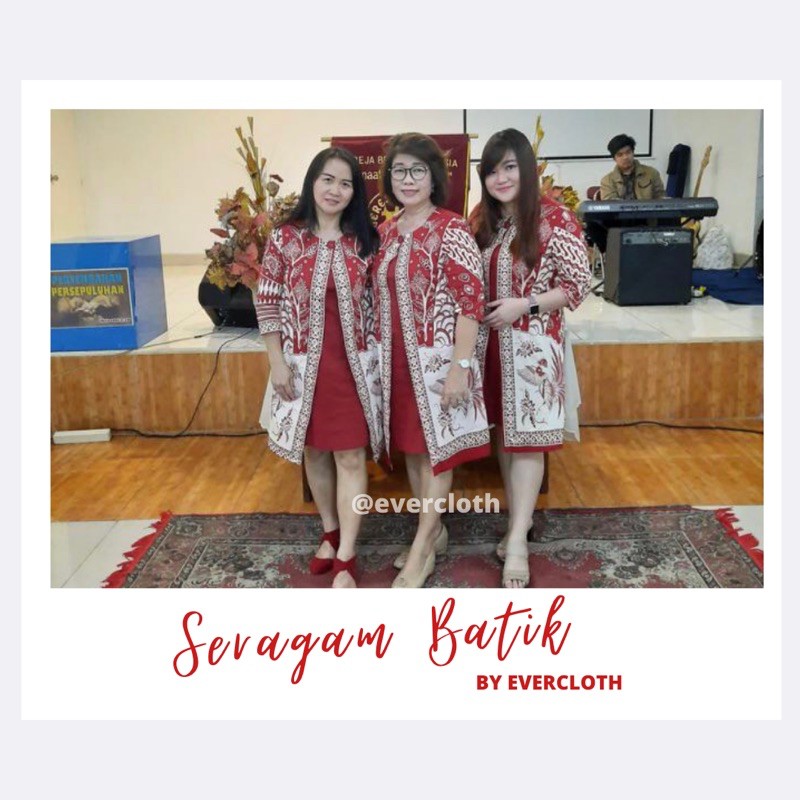 FILI DRESS - Dress Batik Wanita Terusan Wanita