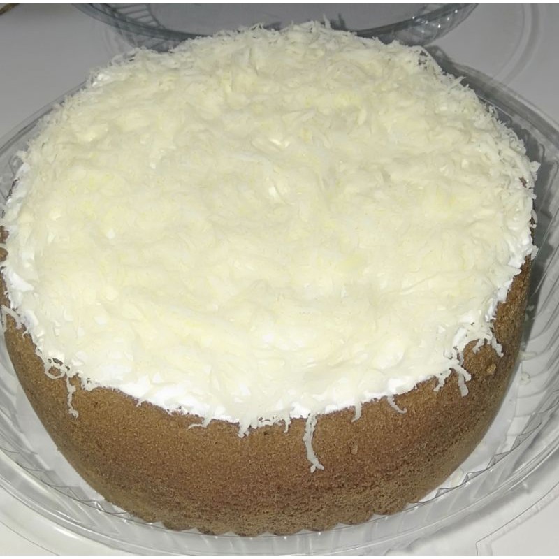 

kue bolu topping keju