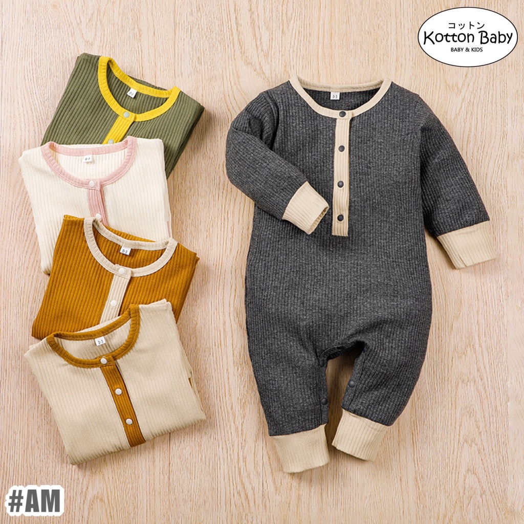 0-12bln JUMPER BASIC BAYI | JUMPSUIT ROMPER BAJU PAKAIAN ANAK catalog XMY AM
