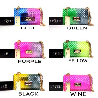  TAS  LEVEL JELLY  RAINBOW CHEVRON TAS  MURAH TAS  