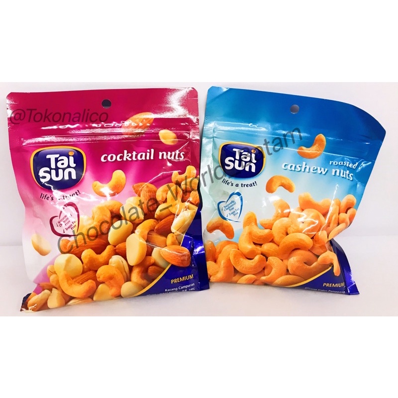 

Tai Sun Cocktail Nuts(140gr),Cashew Nuts(130gr)