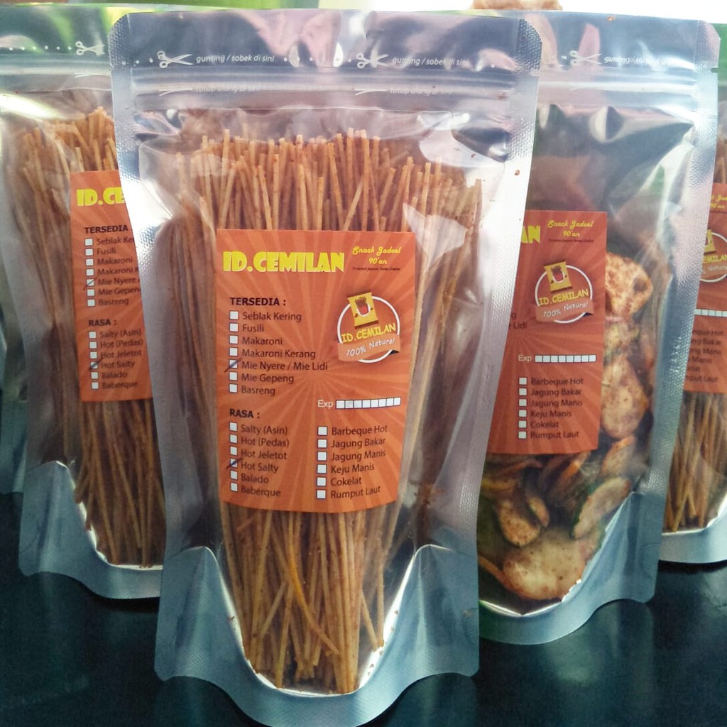 

LIDI LIDIAN/SEBLAK/FUSILI SPIRAL/MAKARONI/MAKARONI KERANG/BASRENG 110gr