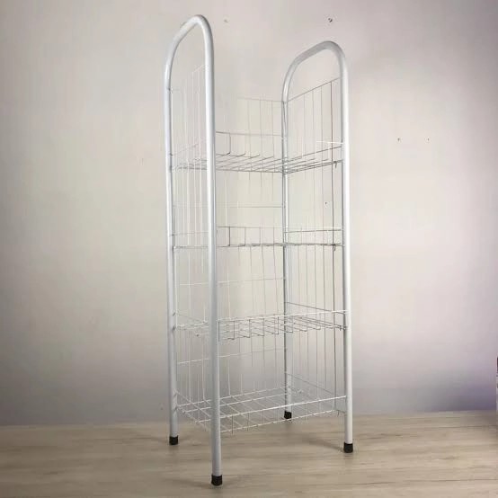 RAK SERBAGUNA CHIKI BUMBU DAPUR BESI 4 SUSUN KIOS WARUNG 137 X 45 CM