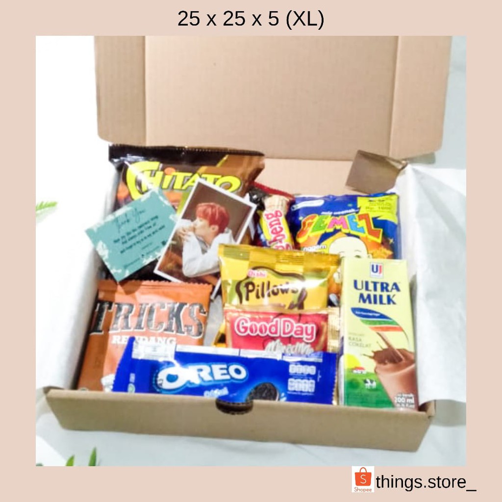 

SNACK BOX SIZE XL / FREE POLAROID/ HAMPERS/ GIFT BOX/ KEKINIAN
