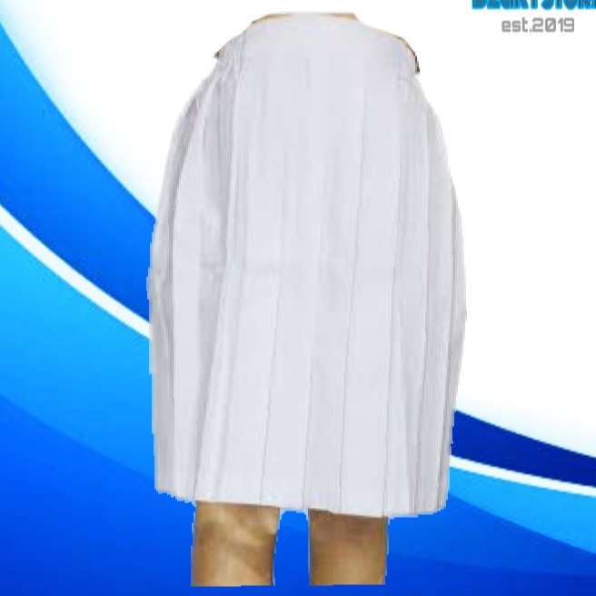 Rok Rempel Putih SD Pendek Anak Perempuan