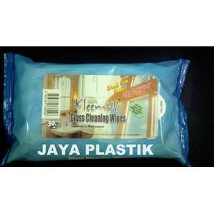 FZN - KLEEN-UP GLASS CLEANING WIPES ( KLEEN-UP BIRU )
