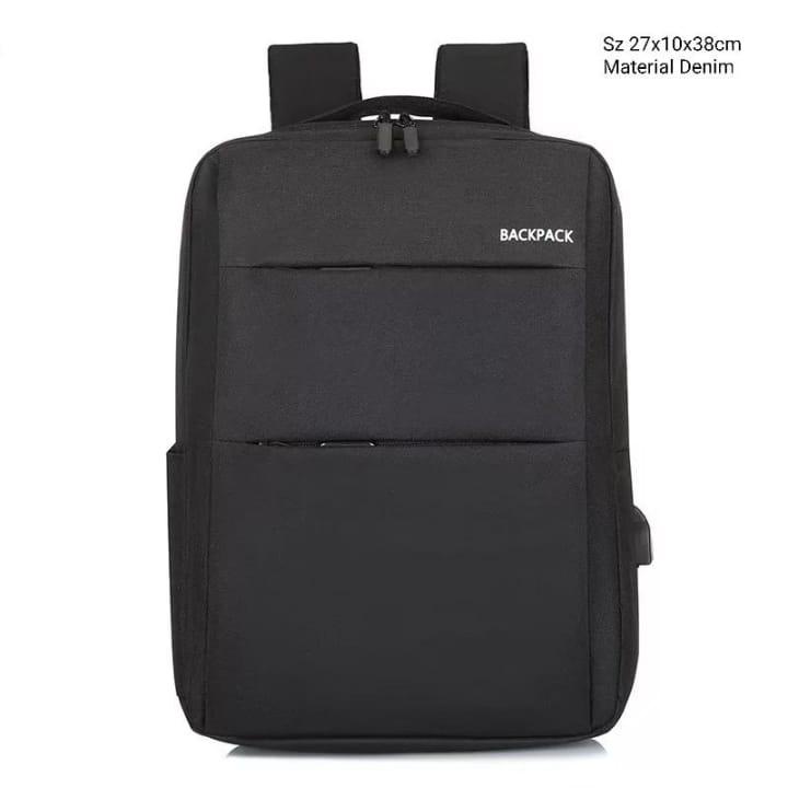 Tas Ransel Punggung Backpack Modis Terbaru Model Polos Size Medium Remaja Laki Laki Pria Dewasa Terbaru Bahan Kokoh Elegant